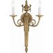 Westbury 2 Light 12.5 inch Matte Brass ADA Sconce Wall Light