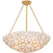 Palla 6 Light 24.5 inch Antique Gold Chandelier Ceiling Light
