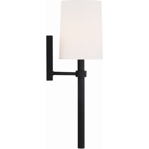 Bromley 1 Light 5.5 inch Black Forged Wall Sconce Wall Light