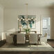 Terrell 11 Light 46.5 inch Luxe Gold Linear Chandelier Ceiling Light