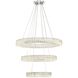 Kinsley 1 Light 32 inch Polished Chrome Chandelier Ceiling Light