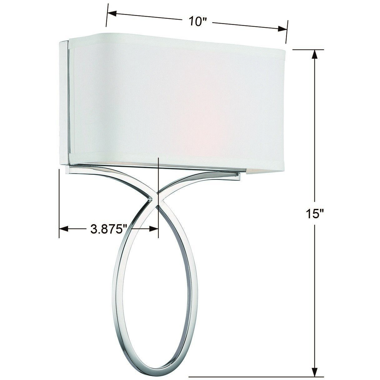 Brinkley Sconce Wall Light in Polished Nickel