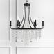 Gabrielle 6 Light 28 inch Matte Black Chandelier Ceiling Light