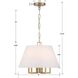 Westwood 5 Light 16 inch Vibrant Gold Pendant Ceiling Light