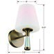 Ramsey 1 Light 6 inch Vibrant Gold Sconce Wall Light