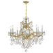 Maria Theresa 9 Light 28 inch Gold Chandelier Ceiling Light in Clear Hand Cut