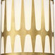 Royston 4 Light 17 inch Antique Gold Pendant Ceiling Light in Antique Brass and Black