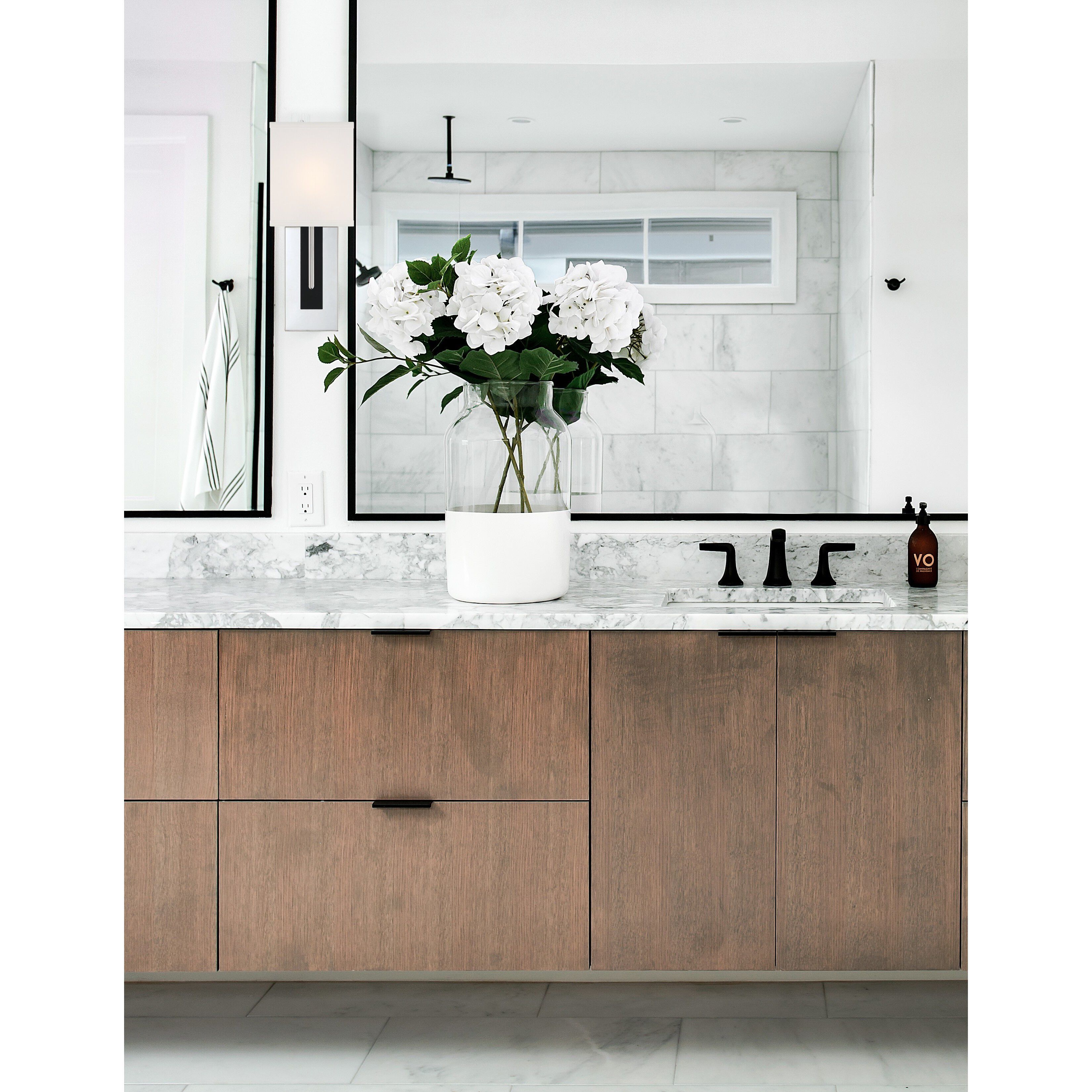 Brent 1 Light 6.5 inch Polished Nickel and Black Forged ADA Sconce Wall Light