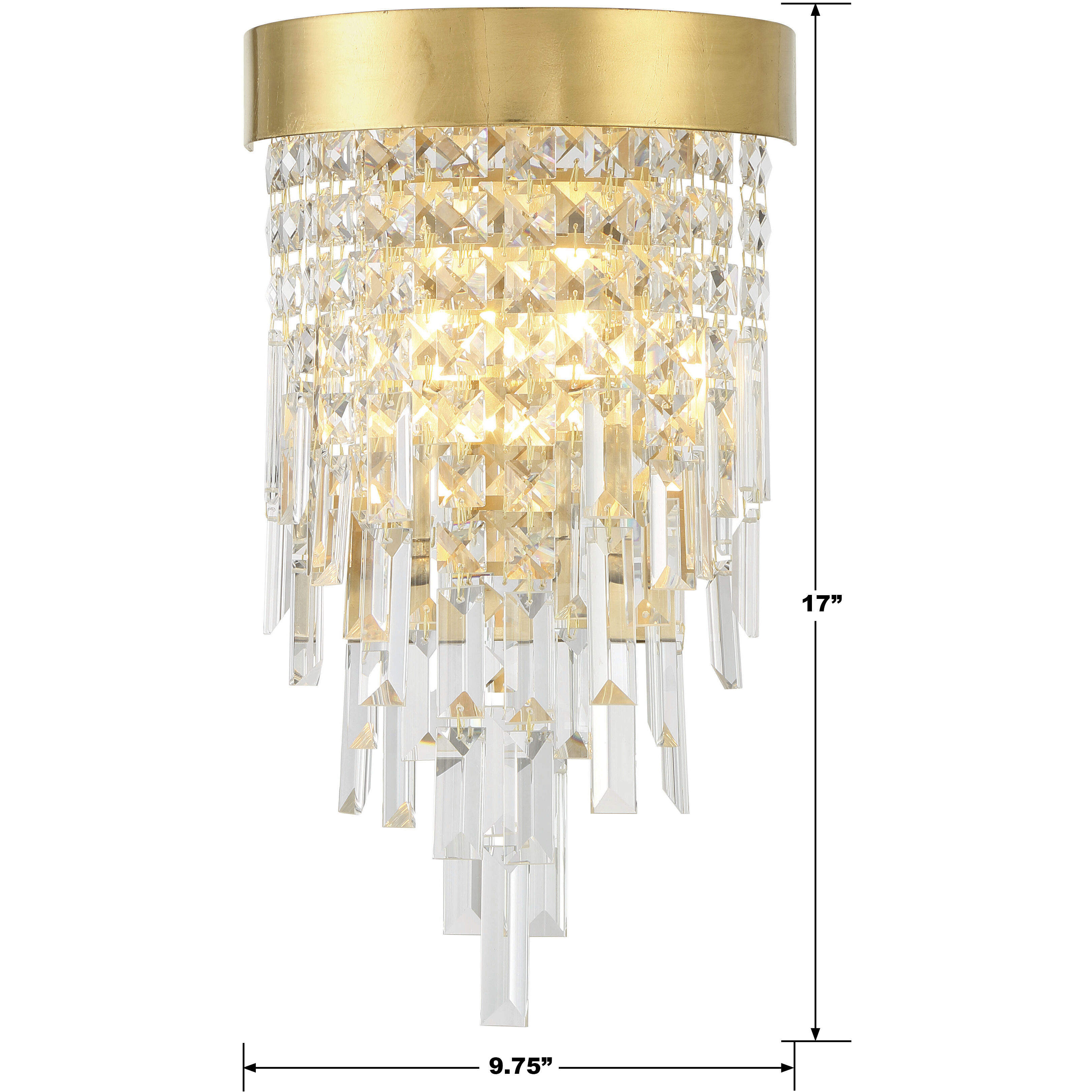 Winfield Bath Wall Light in Antique Gold