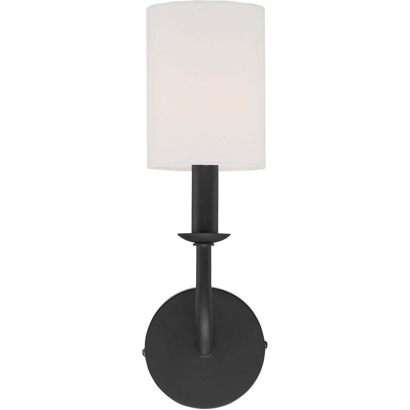 Bailey Sconce Wall Light in Matte Black