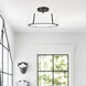 Fulton 6 Light 24 inch Black Chandelier Ceiling Light