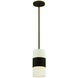 Grayson 1 Light 6 inch Dark Bronze Mini Pendant Ceiling Light