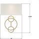 Laurel Bath Wall Light in White