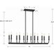 Bailey 12 Light 42 inch Matte Black Chandelier Ceiling Light
