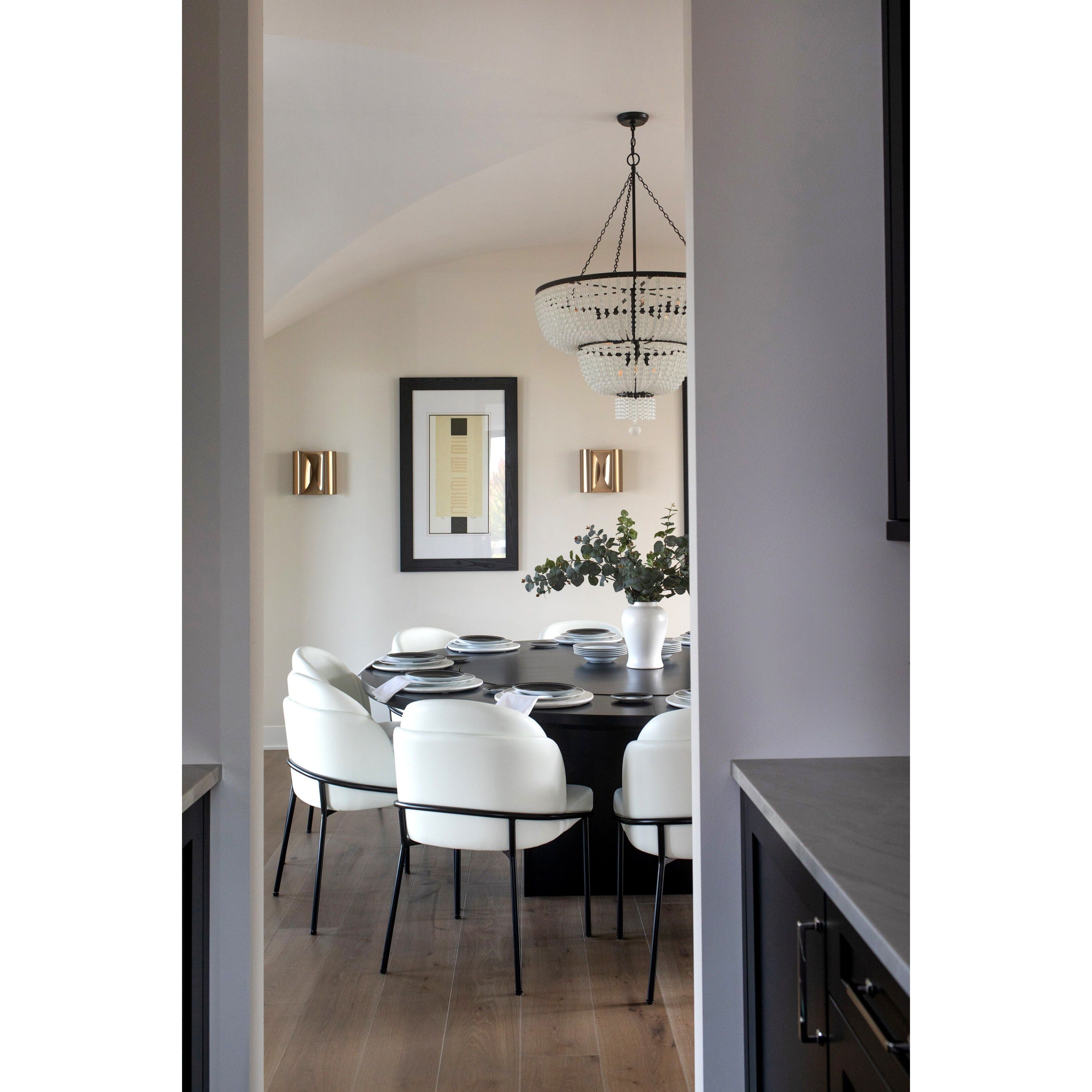 Rylee 12 Light 32 inch Matte Black Chandelier Ceiling Light