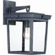 Belmont 1 Light 14 inch Graphite Outdoor Wall Mount
