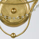 Metro Bath Wall Light in Antique Gold