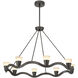 Vance 8 Light 39 inch Bronze Noir Chandelier Ceiling Light