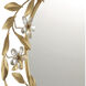 Marselle 30 X 30 inch Antique Gold Mirror