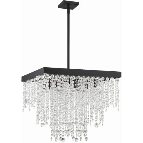 Winham 8 Light 22 inch Black Forged Chandelier Ceiling Light in Black and Antique Gold