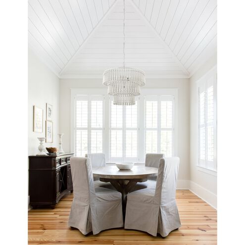 Tiana 3 Light 20.5 inch Matte White Chandelier Ceiling Light