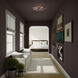 Esme 6 Light 22.5 inch Aged Brass Semi Flush Ceiling Light