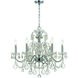 Imperial 6 Light 26 inch Polished Chrome Chandelier Ceiling Light in Clear Swarovski Strass