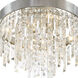 Winfield 4 Light 16 inch Antique Silver Flush Ceiling Light