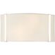 Fulton 2 Light 13 inch Polished Nickel ADA Sconce Wall Light
