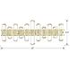 Bolton Bath Vanity Light Wall Light in Aged Brass