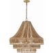 Silas 6 Light 26.75 inch Burnished Silver Chandelier Ceiling Light