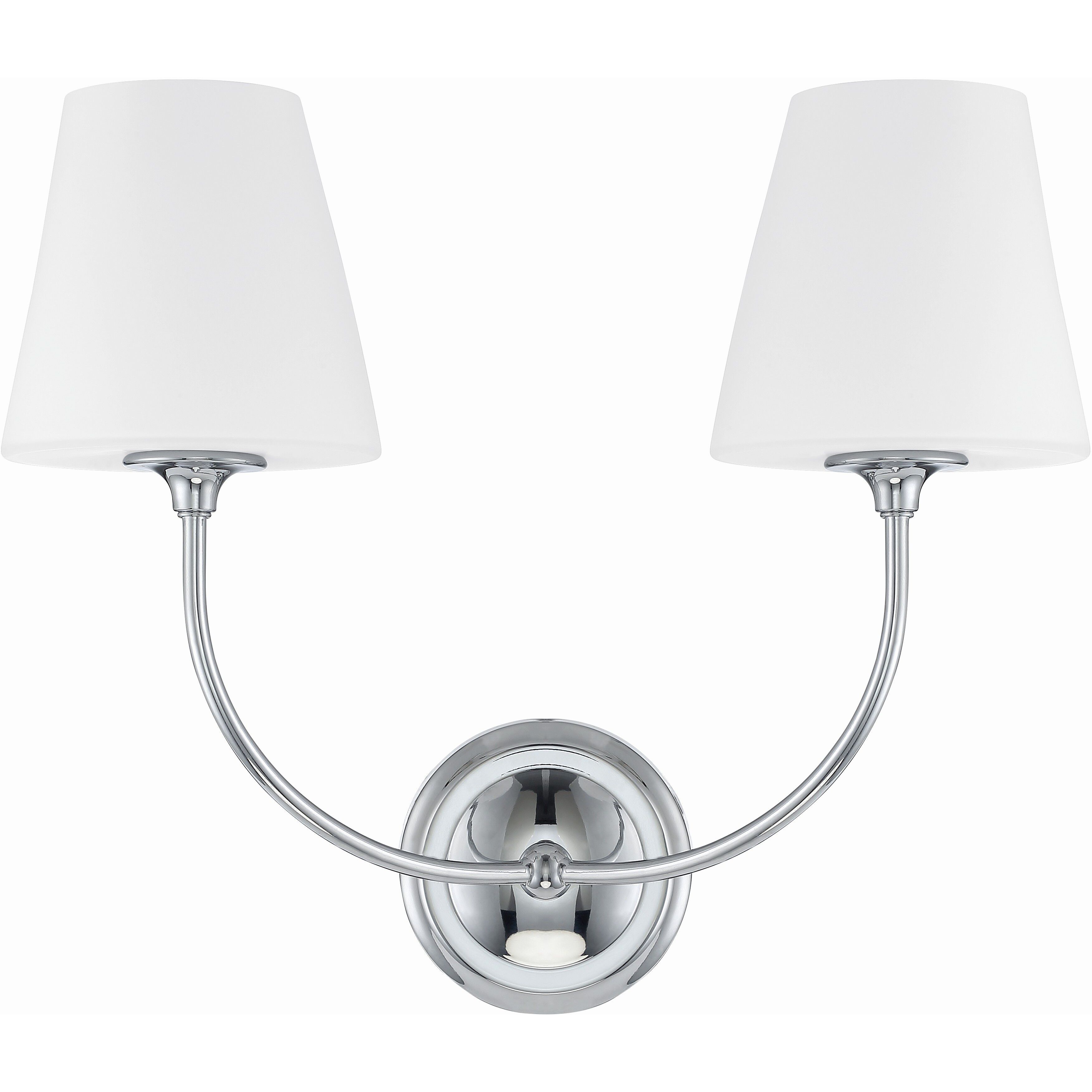 Sylvan Bath Wall Light in Polished Chrome