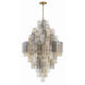 Addis 20 Light 31.5 inch Aged Brass Chandelier Ceiling Light in Autumn