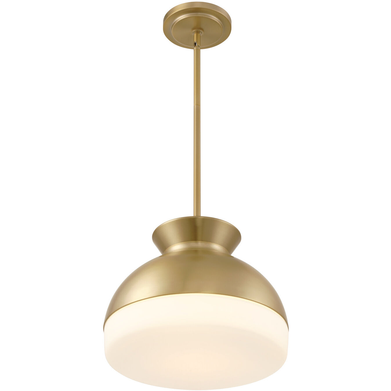 Gidget 2 Light 15 inch Vibrant Gold Mini Pendant Ceiling Light