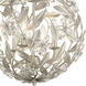 Marselle 4 Light 16.5 inch Antique Silver Mini Pendant Ceiling Light