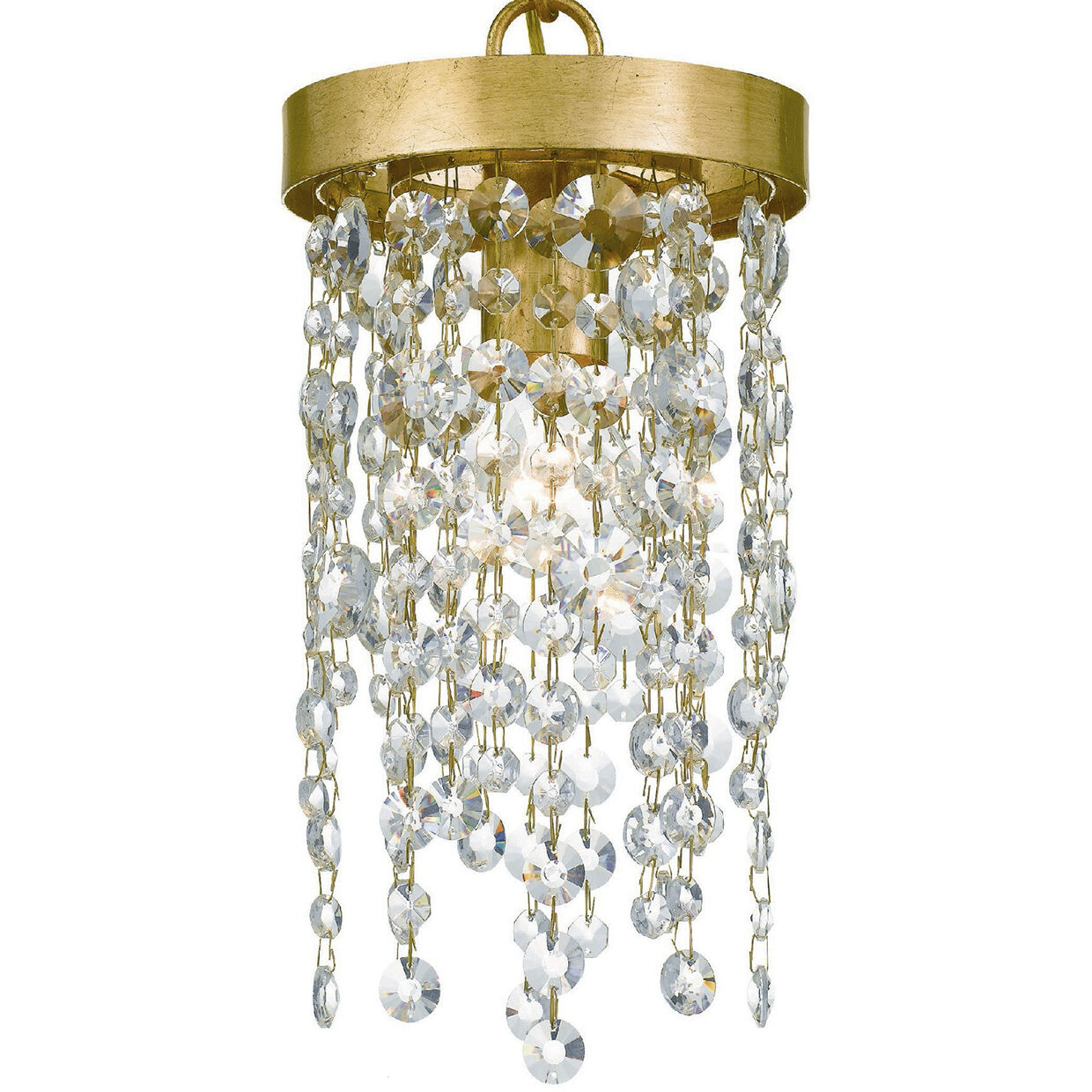 Winham 1 Light 7 inch Antique Gold Mini Pendant Ceiling Light