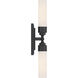 Wilcox 2 Light 5 inch Matte Black Bath Wall Sconce Wall Light