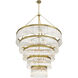 Emory 30 Light 48 inch Modern Gold Chandelier Ceiling Light