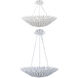 Broche 6 Light 24.5 inch Matte White Chandelier Ceiling Light
