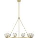 Aragon 10 Light 36 inch Soft Brass Chandelier Ceiling Light