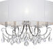 Othello 5 Light 24 inch Polished Chrome Chandelier Ceiling Light in Clear Hand Cut