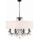Othello 8 Light 32 inch Matte Black Chandelier Ceiling Light