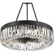 Alister 8 Light 23.25 inch Charcoal Bronze Chandelier Ceiling Light