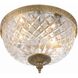 Radley 2 Light 10 inch Olde Brass Flush Ceiling Light