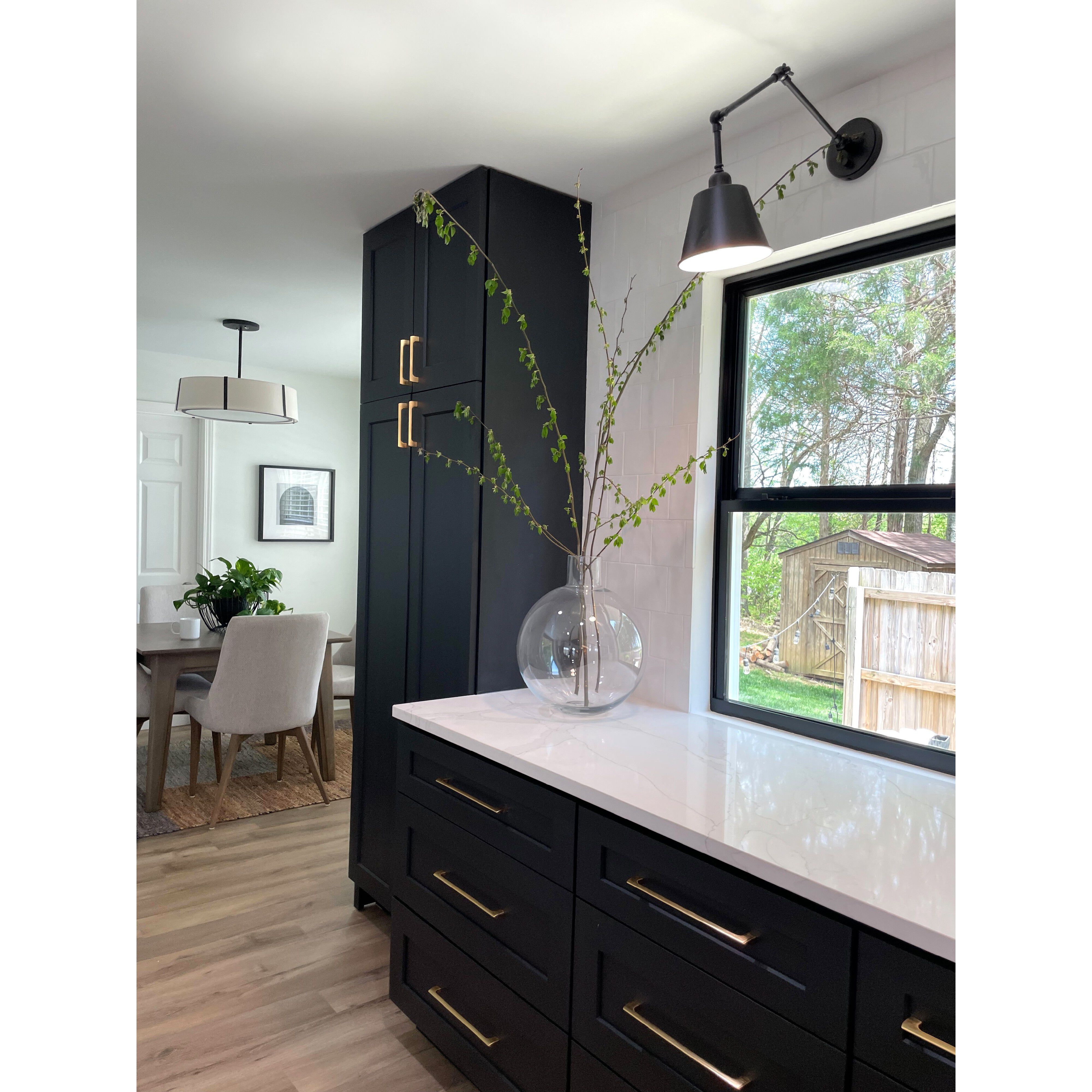 Mitchell 30 inch 60.00 watt Matte Black Task Sconce Wall Light