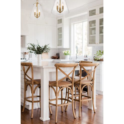 Voss 1 Light 8.25 inch Luxe Gold Mini Pendant Ceiling Light