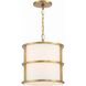 Hulton 3 Light 13 inch Luxe Gold Mini Chandelier Ceiling Light