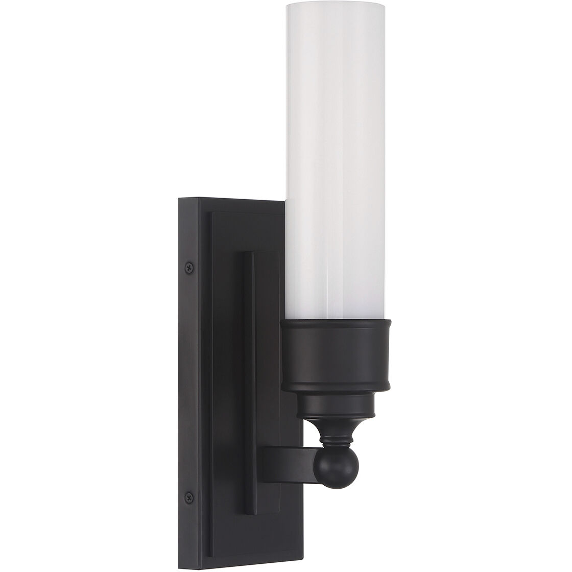 Wilcox Bath Sconce Wall Light in Matte Black