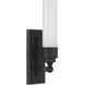 Wilcox Bath Sconce Wall Light in Matte Black