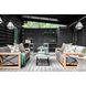 Glacier 3 Light 21 inch Black Charcoal Outdoor Sconce in White